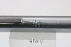 Vintage (c1978-80) Montblanc Noblesse Matt Steel Rollerball Pen (New Refill)