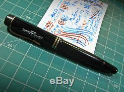 Vtg Montblanc Flex 14K Gold Nib Fountain Pen Piston Filler 1950s Nice Writer